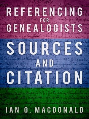 cover image of Referencing for Genealogists